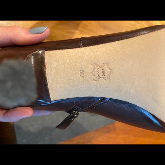 Brown Via Spiga Booties - Picture 6 of 9